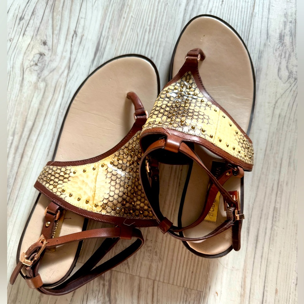 BCBG Maxazria Embellished Y2K Sandals
